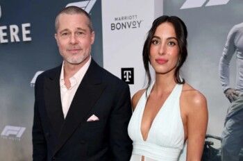 شاهد .. براد بيت في أحدث ظهور مع حبيبته التي تصغره بـ 29 عاماً