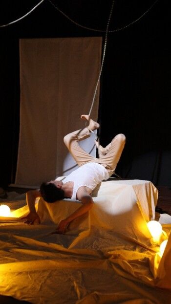 شاهد .. "بالسابع" مسرحية خارجة عن المألوف.. وميراي بانوسيان وجو الخوري يصرّحان لـ"الفن"