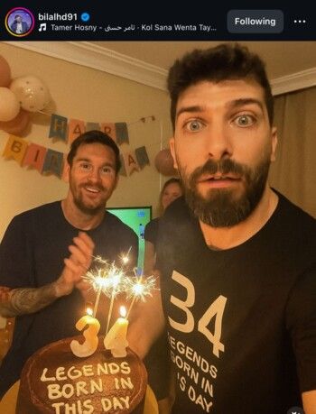 شاهد .. يوتيوبر لبناني برفقة هذا النجم العالمي .. فما القصة؟