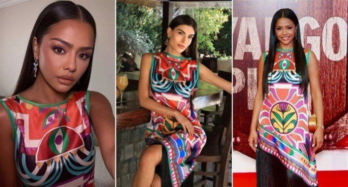 بالصور.. أسماء أبو اليزيد تخطف الأنظار بإطلالة أفريقية في العرض الأول لمسلسل "مملكة الحرير"