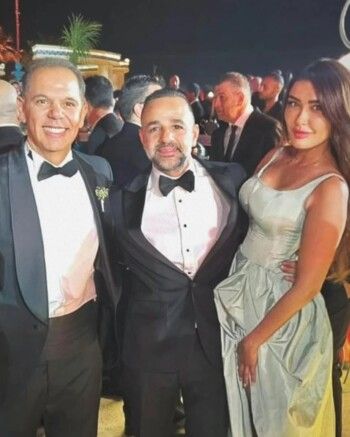 شاهد .. النجوم يحتفلون بزفاف حفيد عادل إمام في فيلا الزعيم الفاخرة - بالصور