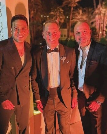 شاهد .. النجوم يحتفلون بزفاف حفيد عادل إمام في فيلا الزعيم الفاخرة - بالصور