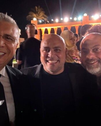 شاهد .. النجوم يحتفلون بزفاف حفيد عادل إمام في فيلا الزعيم الفاخرة - بالصور