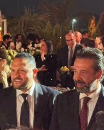 شاهد .. النجوم يحتفلون بزفاف حفيد عادل إمام في فيلا الزعيم الفاخرة - بالصور