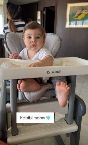 شاهد .. طفل ملكة جمال لبنان 2008 روزاريتا طويل بأحدث ظهور له