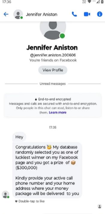 شاهد .. رجل بريطاني ضحية الذكاء الإصطناعي.. صدّق أنه يساعد جينيفر أنيستون مادياً