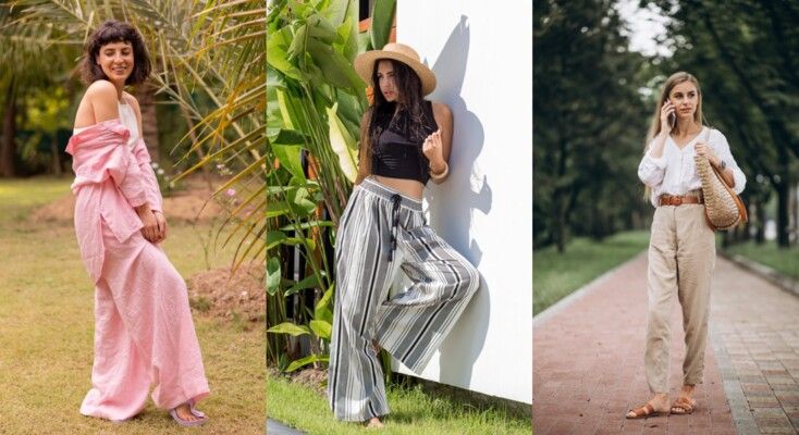 شاهد .. سروال الكتّان قطعة مهمة في الصيف.. 6 أحذية ستمنحك إطلالة لا تُنسى!