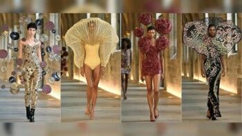 شاهد .. تصاميم صوفية في أسبوع الموضة جمعت الرقي والجنون