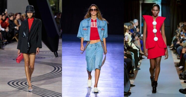 شاهد .. الأحمر الناري يتصدر صيحات صيف 2025.. جرأة وأناقة بلا حدود