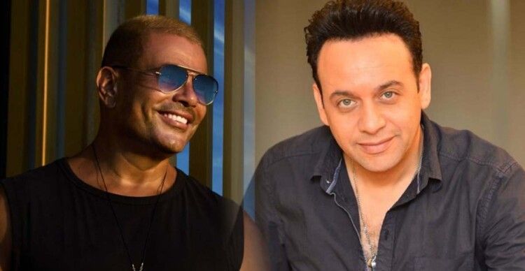 شاهد .. مصطفى قمر يشكر عمرو دياب على اغنية "قمر" على طريقته الخاصة