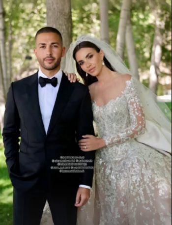 شاهد .. بين الأناقة والرقي.. سيليو صعب وزينة قطامي في صورة جديدة