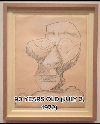 شاهد .. بيكاسو كما لم تره من قبل.. هكذا رسم نفسه بين عمرَي الـ 15 والـ90 عاماً