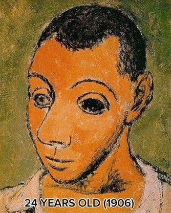 شاهد .. بيكاسو كما لم تره من قبل.. هكذا رسم نفسه بين عمرَي الـ 15 والـ90 عاماً