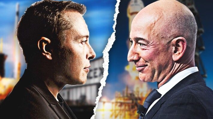شاهد .. Amazon تحلق بأجنحة SpaceX.. إيلون ماسك يمد يد المساعدة لـ جيف بيزوس