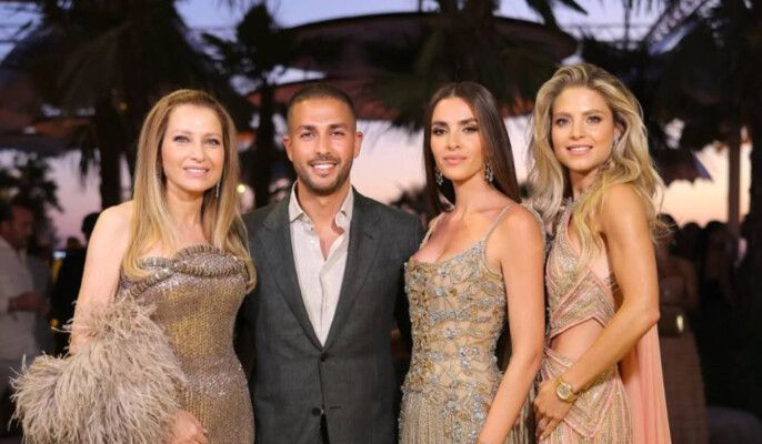 شاهد .. رقص كنتي إيلي صعب سويا يلفت الأنظار