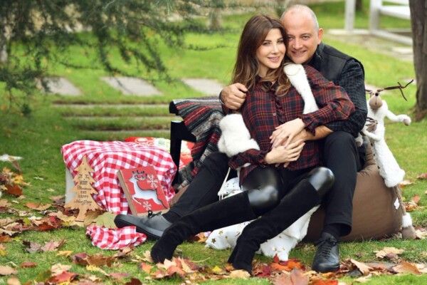 شاهد .. زوج نانسي عجرم يمارس التمارين الرياضية في الصالة الخاصة بهما