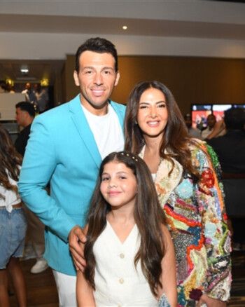 شاهد .. أول ظهور علني لـ دنيا سمير غانم ورامي رضوان بعد شائعة الانفصال