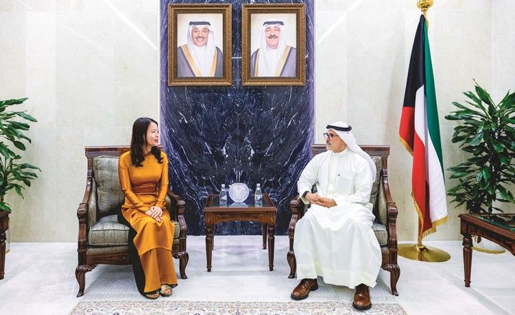 نائب وزير الخارجية استقبل نظيرته في فيتنام