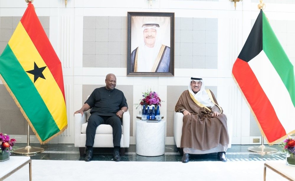 ممثل صاحب السمو يستقبل رئيس غانا في نيويورك