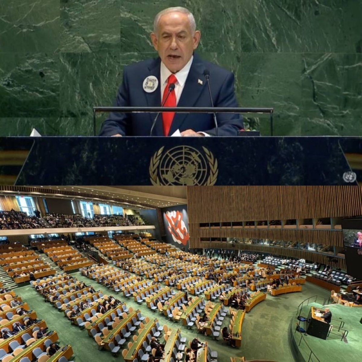 اتفرج – عزلة نتنياهو في الأمم المتحدة.. عشرات الوفود تنسحب فور كلمته في الدورة 80