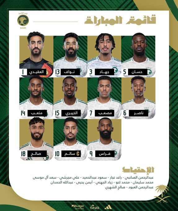 التشكيل الرسمي لمباراة إندونيسيا ضد السعودية.. سالم الدوسري يقود الهجوم