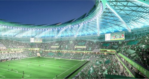 الأبيض والأصفر والعنابي والأحمر.. ماذا تعني ألوان مدرجات ملعب أرامكو في السعودية؟