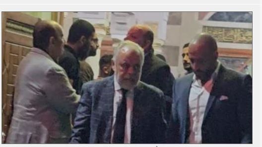 شاهد .. نجوم الفن يقدمون واجب العزاء في شقيق فريدة سيف النصر