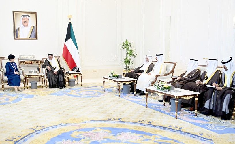 ولي العهد استقبل حاكمة طوكيو والوفد المرافق