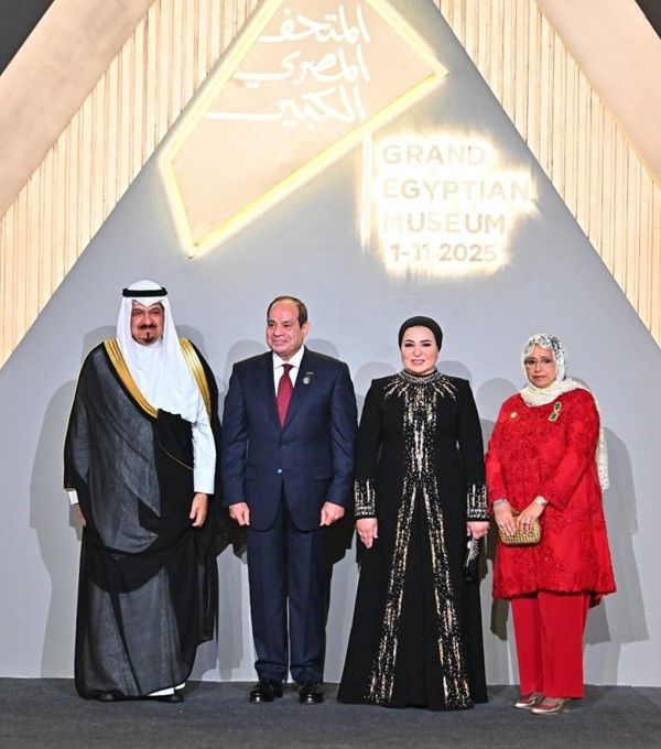 ممثل صاحب السمو: المتحف المصري الكبير يجسد عراقة الحضارة المصرية وإسهاماتها في مسيرة الإنسانية