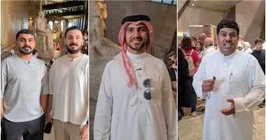 شكرًا يا مصر.. سعوديون يزورون المتحف المصرى الكبير وينبهرون بالأثار المصرية.. محمد المهدى: لم أتوقع أن يكون بهذا الجمال.. د. إبراهيم: مقتنيات المتحف عظيمة.. وأبو فارس: سأصطحب أطفالى لزيارته قريبًا.. فيديو