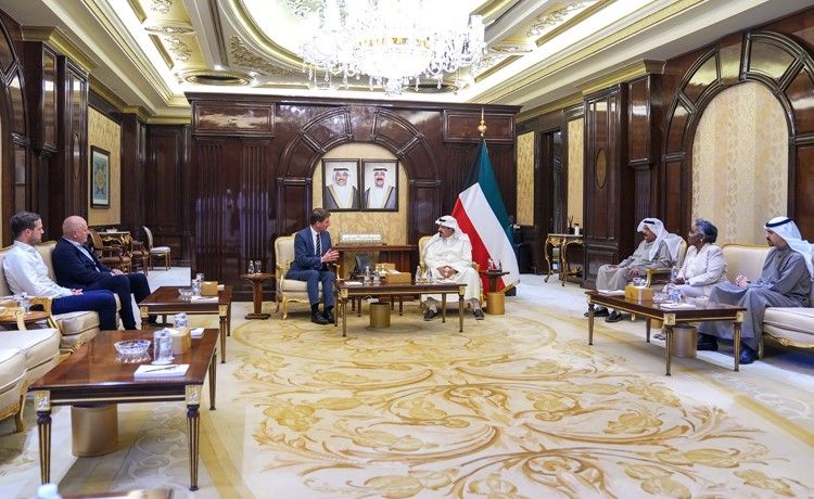 رئيس الوزراء استقبل رئيس الجامعة الأوروبية للإدارة والتكنولوجيا في برلين