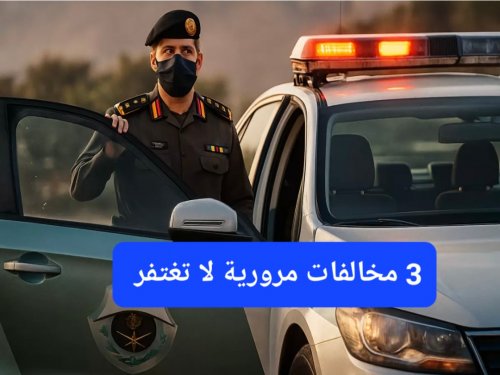 المرور السعودي يعلن عن 3 مخالفات مرورية لا تغتفر.. عقوبتها السجن وسحب رخصة القيادة وغرامة 10 ألف ريال