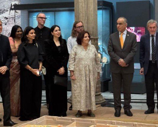 شاهد .. مجموعة "الصباح الآثارية" تفتتح معرض "شبكات من الماضي" في الهند