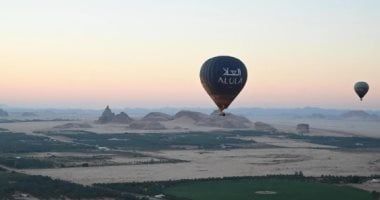 رحلات مناطيد العلا بالسعودية تشهد إقبالا لافتا فى الموسم الشتوى