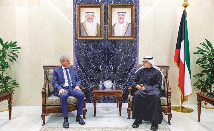 نائب وزير الخارجية استقبل سفير بلجيكا