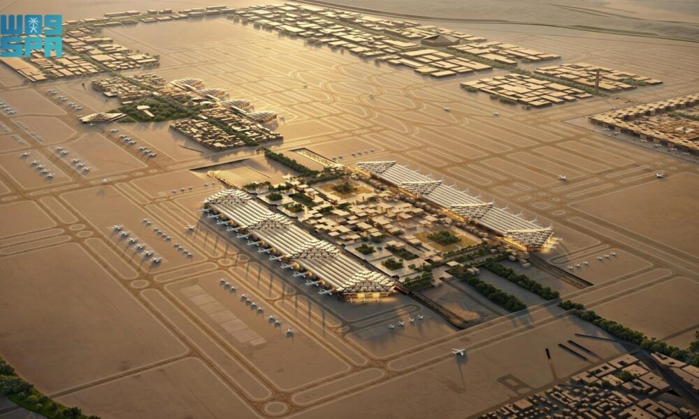 بدء إنشاء المدرج الثالث بمطار الملك سلمان الدولي بالرياض