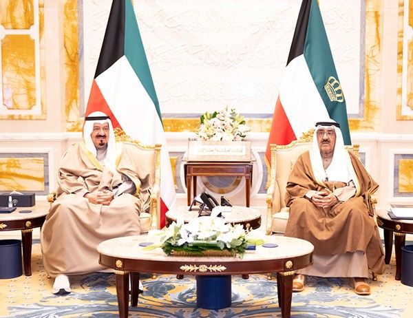 صاحب السمو يستقبل ولي العهد ورئيس الوزراء ورئيس "الحرس" والنائب الأول