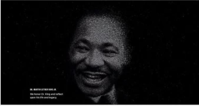 آبل تكرم مارتن لوثر كينج على صفحتها الرئيسية وتسلط الضوء على إرثه