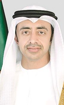 وزير الخارجية الإماراتي يصل إلى البلاد في زيارة رسمية