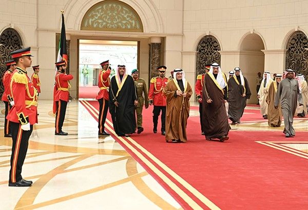 صاحب السمو يستقبل ولي العهد رئيس الوزراء بمملكة البحرين