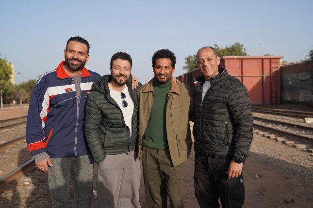 شاهد .. بالصور.. عمر السعيد و عمرو سعد و المخرج أحمد خالد موسي من كواليس تصوير مسلسل إفراج