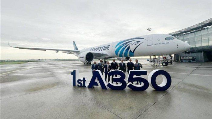 رئيس الوزراء يشهد انضمام أول طائرة «إيرباص A350‑900» إلى أسطول مصر للطيران