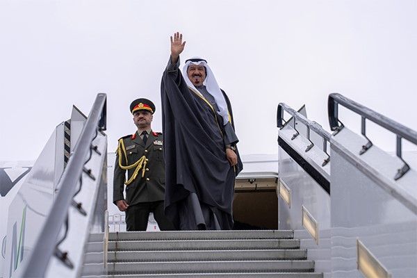 رئيس الوزراء يغادر مدينة ميونخ بعد ترؤسه وفد الكويت في مؤتمر ميونخ للأمن