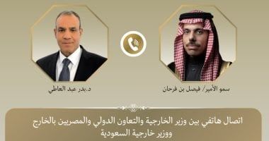 وزير الخارجية يجرى مباحثات هاتفية مع نظيره السعودى لتنسيق المواقف