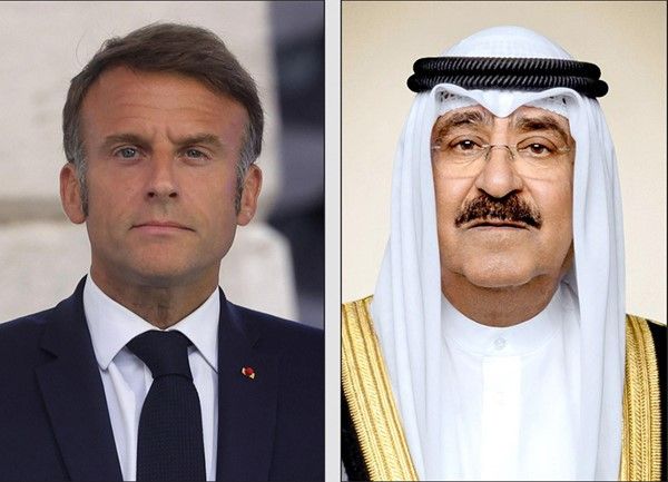 الأمير تلقى اتصالاً من الرئيس الفرنسي اطمأن خلاله على الكويت بعد الهجمات الإيرانية السافرة
