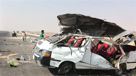 شاهد .. مأساة في بني سويف… 3 قتلى و21 مصابًا بحادث سير أثناء تشييع جنازة