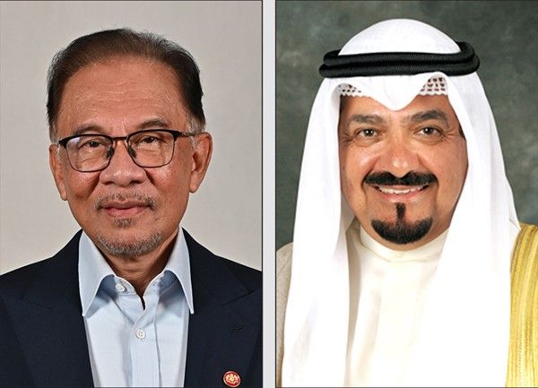 رئيس الوزراء تلقى اتصالاً من رئيس وزراء ماليزيا أدان خلاله الهجمات الإيرانية السافرة على الكويت