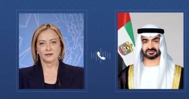 الرئيس الإماراتى يبحث هاتفيا مع رئيسة وزراء إيطاليا تطورات الأوضاع فى المنطقة