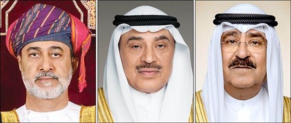 الأمير وولي العهد عزّيا سلطان عُمان بوفاة فهد بن محمود آل سعيد