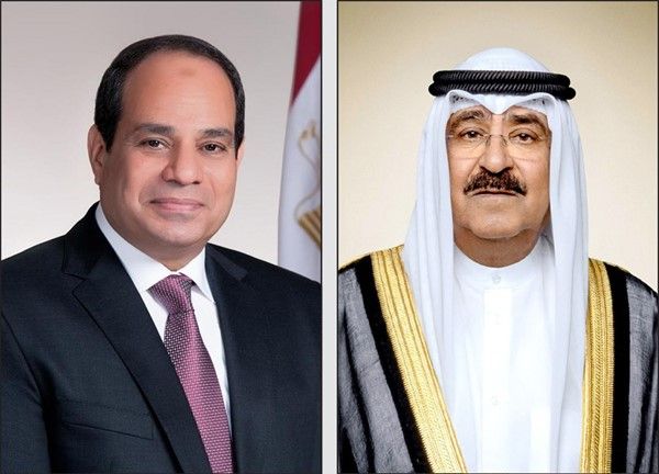 الأمير تلقى اتصالاً هاتفياً من الرئيس المصري اطمأن خلاله على الكويت وقيادتها وشعبها بعد الهجوم الإيراني الآثم